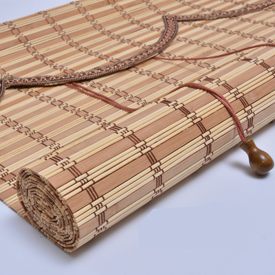 Εσωτερική υπαίθρια ιδιωτικότητα Drape λεπίδων ήλιων παραθύρων τυφλών κυλίνδρων περγκολών μπαμπού χειρωνακτική