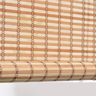 Εσωτερική υπαίθρια ιδιωτικότητα Drape λεπίδων ήλιων παραθύρων τυφλών κυλίνδρων περγκολών μπαμπού χειρωνακτική
