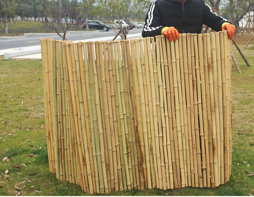 Φιλικός φράκτης 180cm συνόρων κήπων Eco σύνορα κήπων επιτροπών φρακτών μπαμπού 240cm