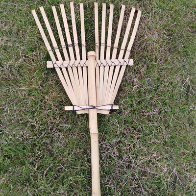 11 δόντι 145cm χειροποίητος Rustless βωλοκόπος τσουγκρανών κήπων τσουγκρανών μπαμπού